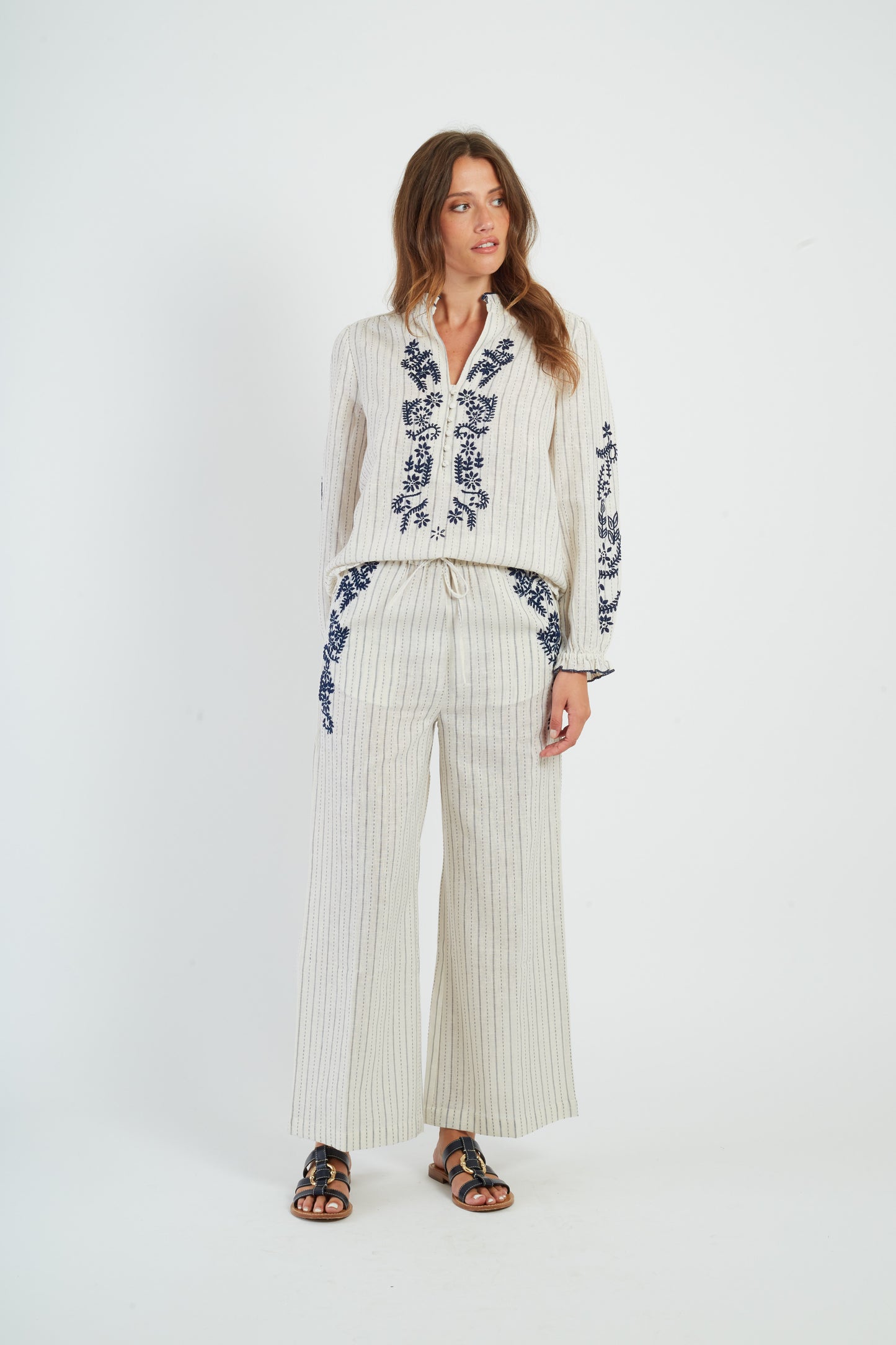 Derhy Stripe Tunic Blouse Althea