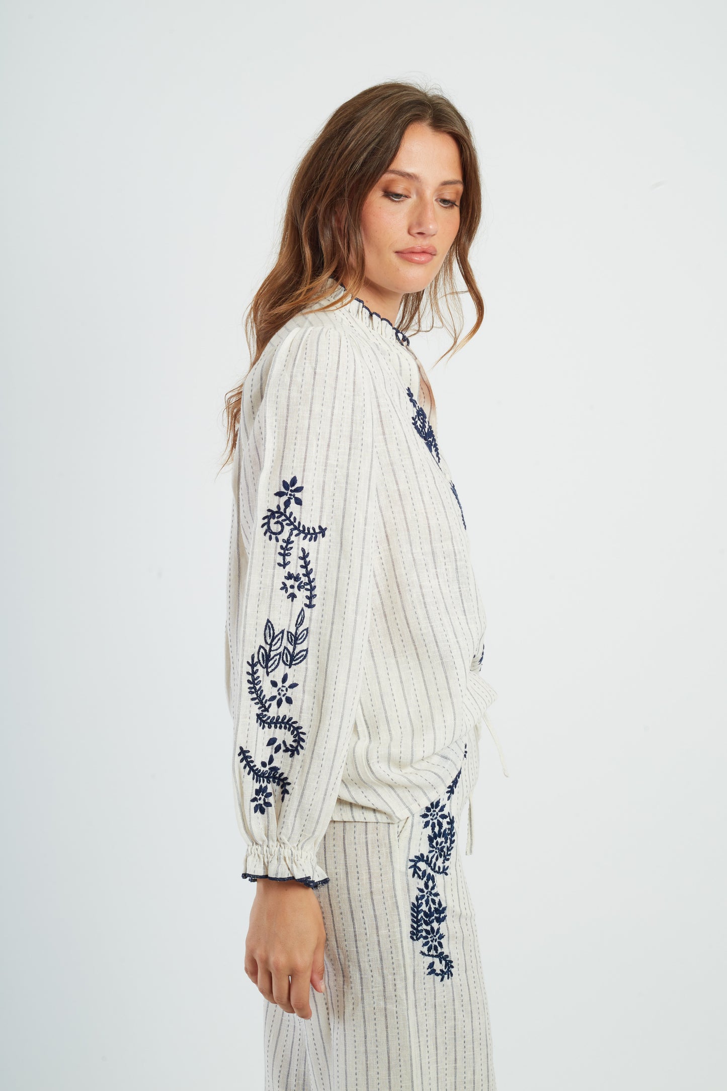Derhy Stripe Tunic Blouse Althea
