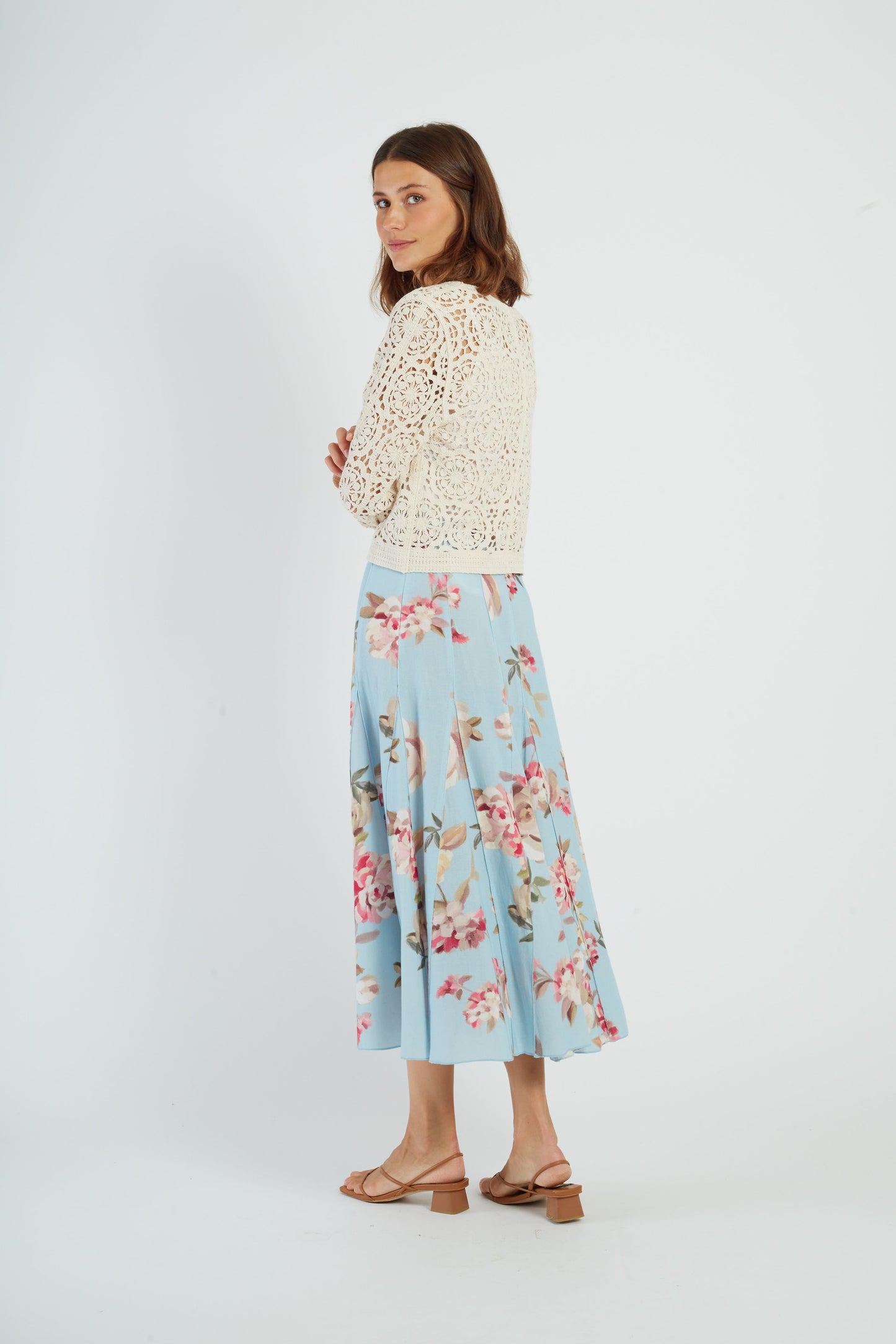 Derhy Cream Lace Cardigan Pascaline