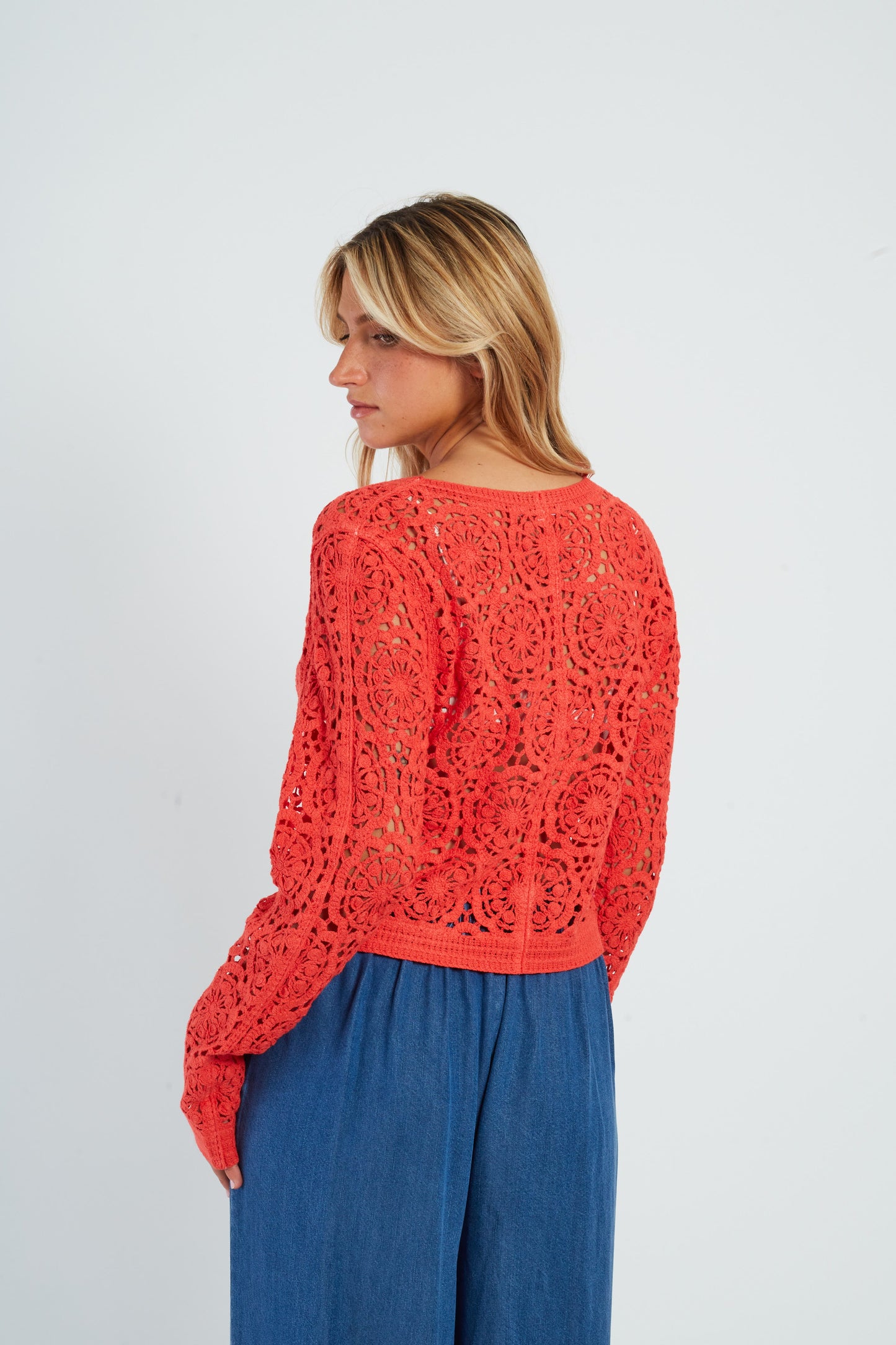 Derhy Coral Lace Cardigan Pascaline