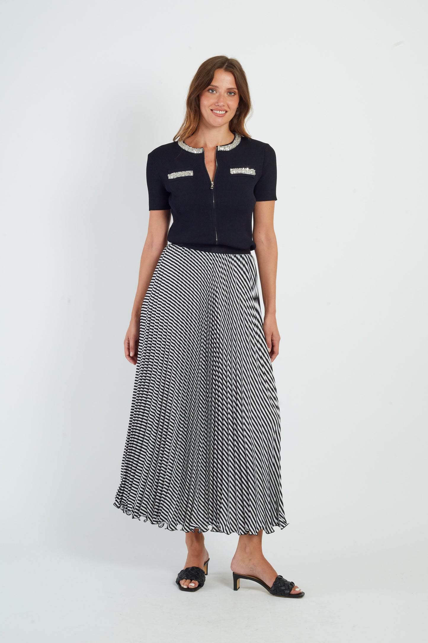 Derhy Stripe Skirt Dalila