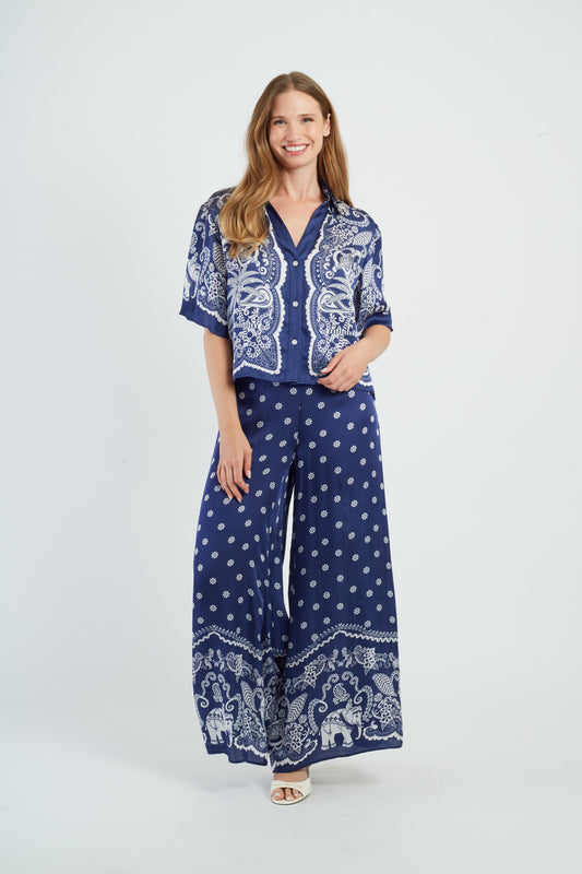 Derhy Print Trousers Benjamine