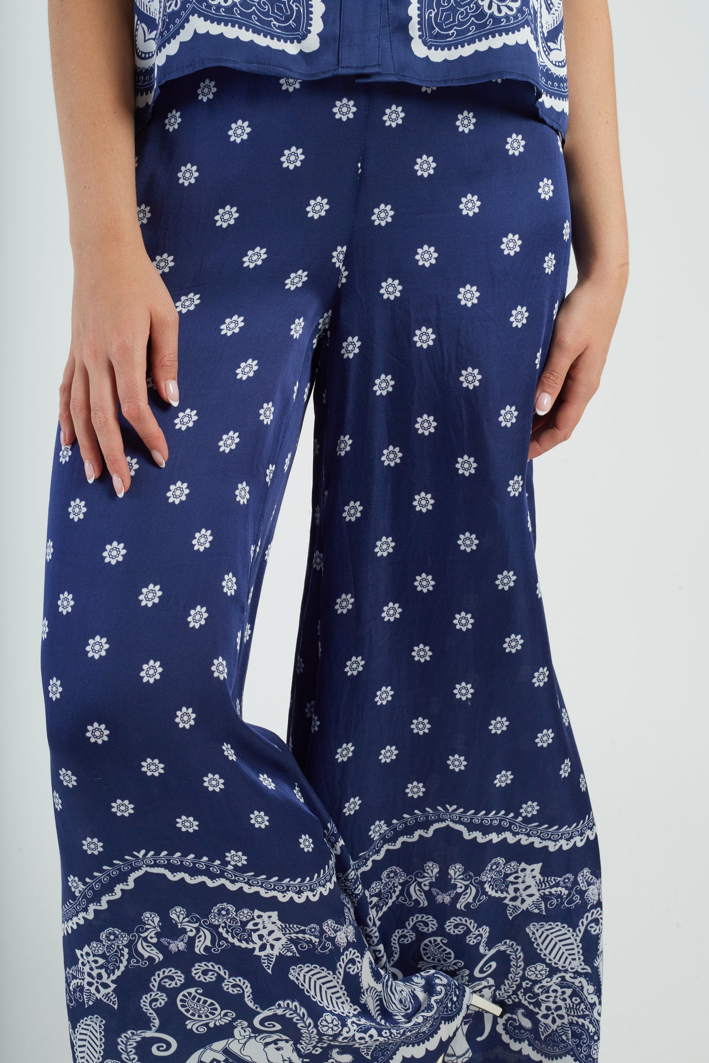 Derhy Print Trousers Benjamine