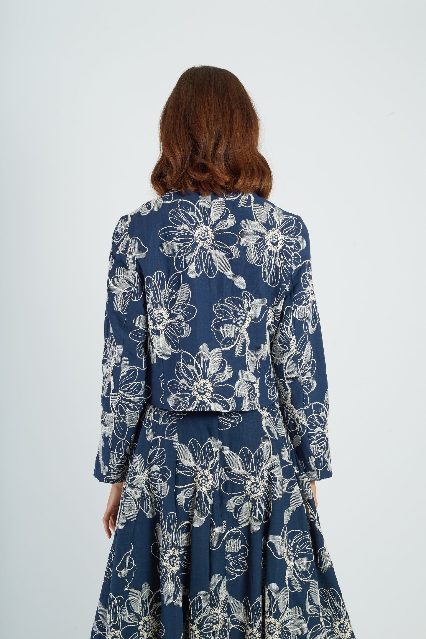 Derhy Embroidered Floral Jacket Octavie