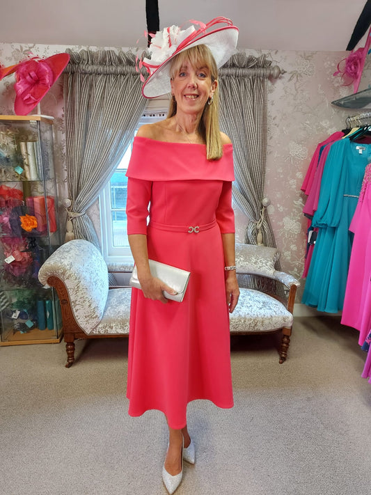 Claudia C Coral Dress