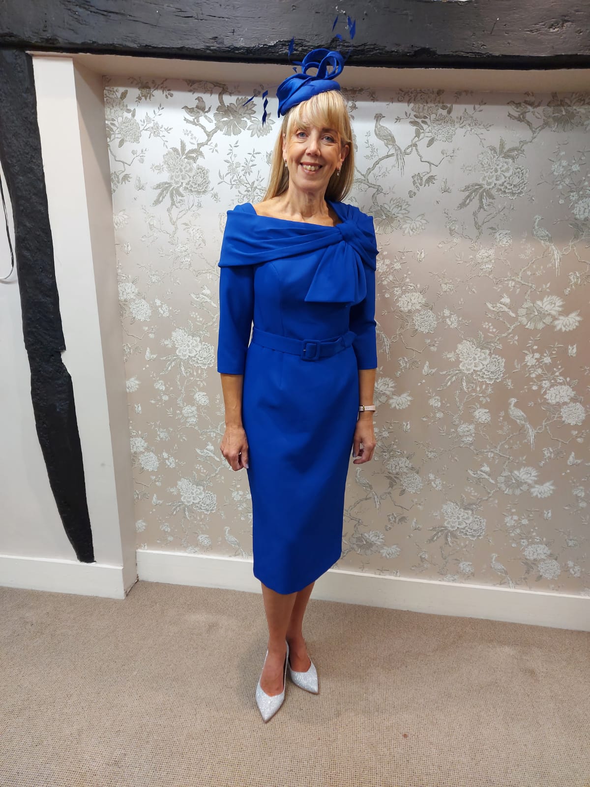 Veni Infantino Royal Blue Fitted Dress