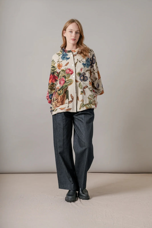 One Hundred Stars Primula Stone Velvet Jacket VJKPRISTO