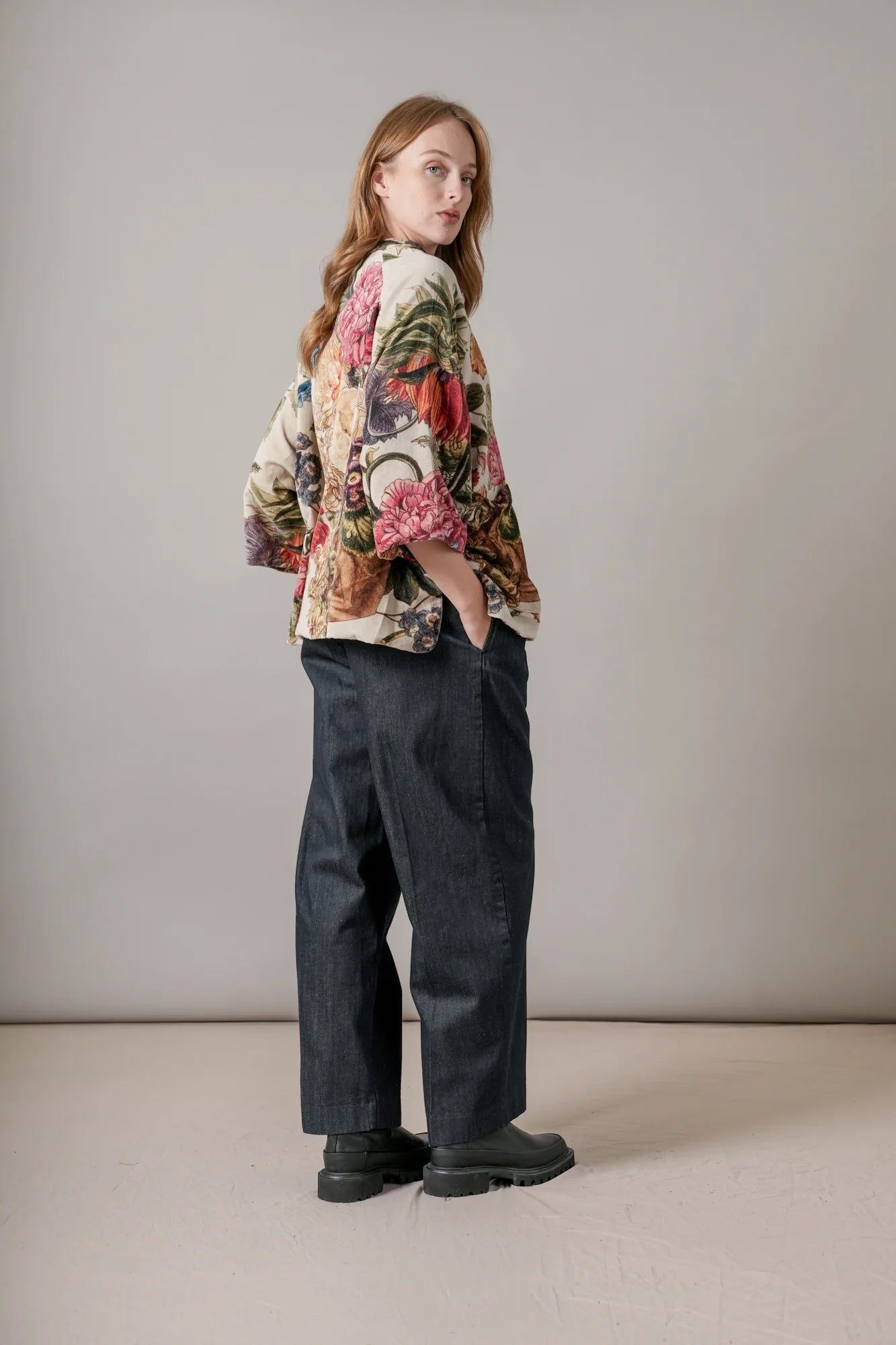 One Hundred Stars Primula Stone Velvet Jacket VJKPRISTO