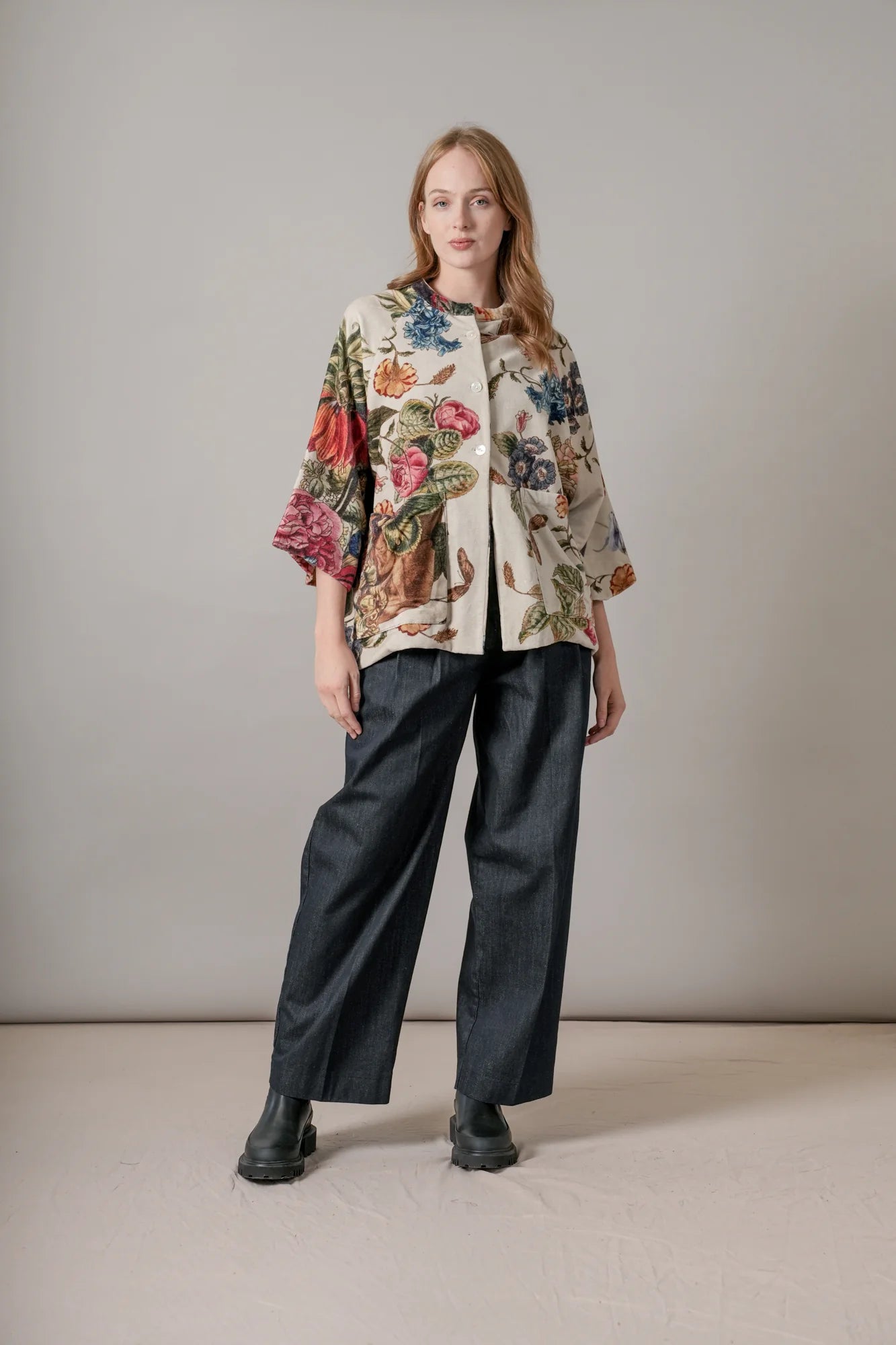 One Hundred Stars Primula Stone Velvet Jacket VJKPRISTO