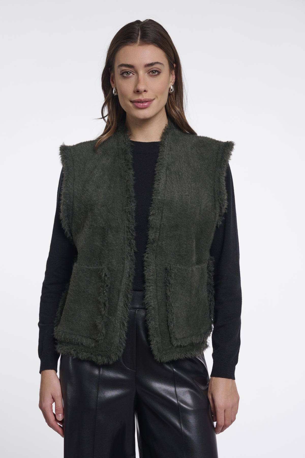 Rino & Pelle Green Gilet Vita