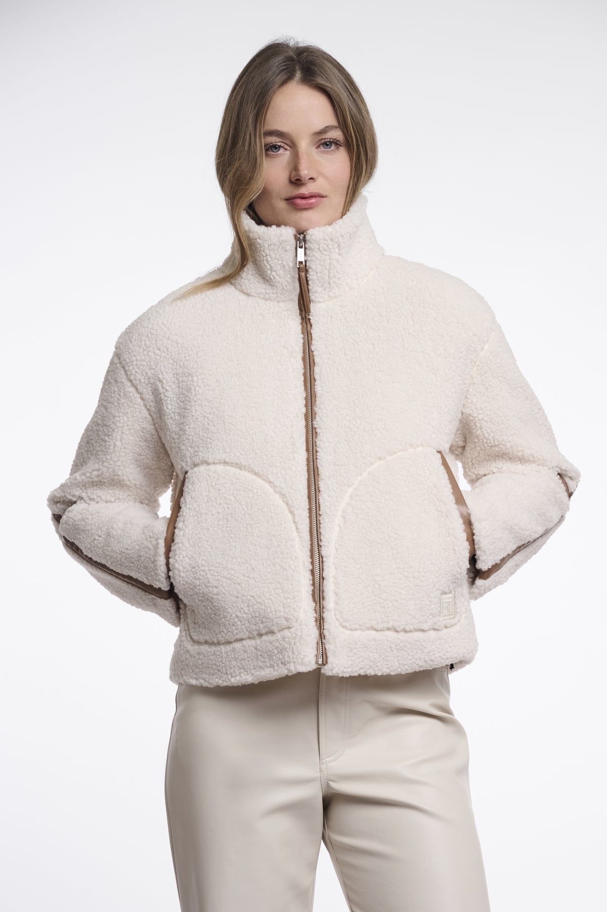 Rino & Pelle Cream Teddy Jacket Jaydee