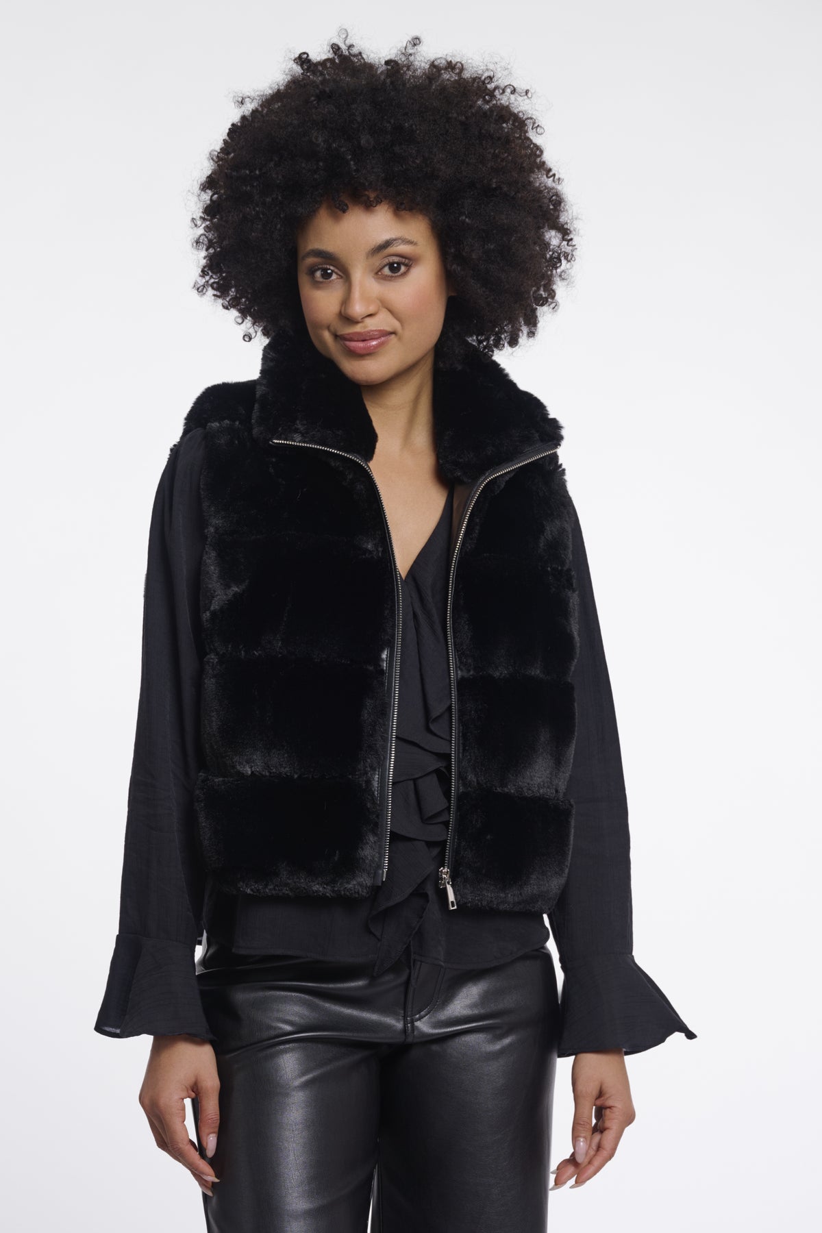 Rino & Pelle Black Gilet May