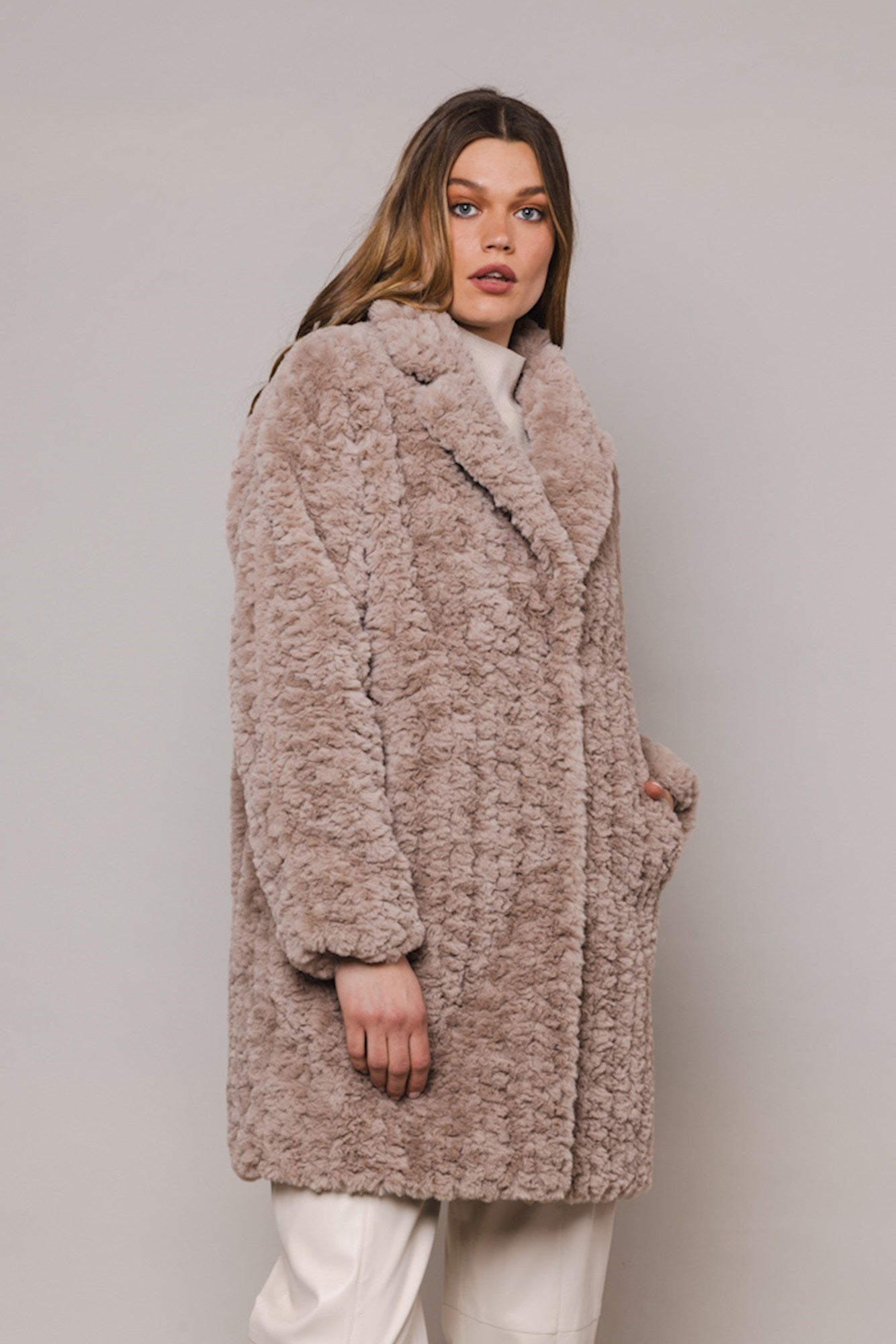 Rino & Pelle Faux Shearling Coat