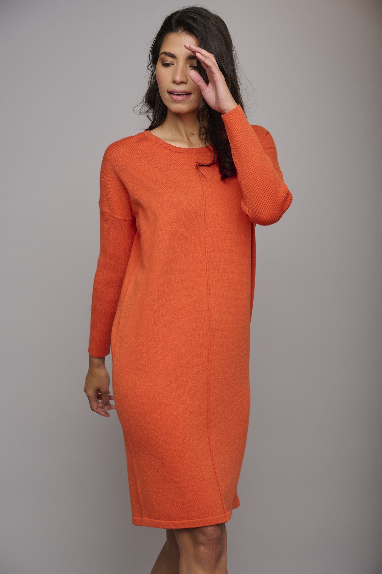 Rino & Pelle Orange Knitted Dress