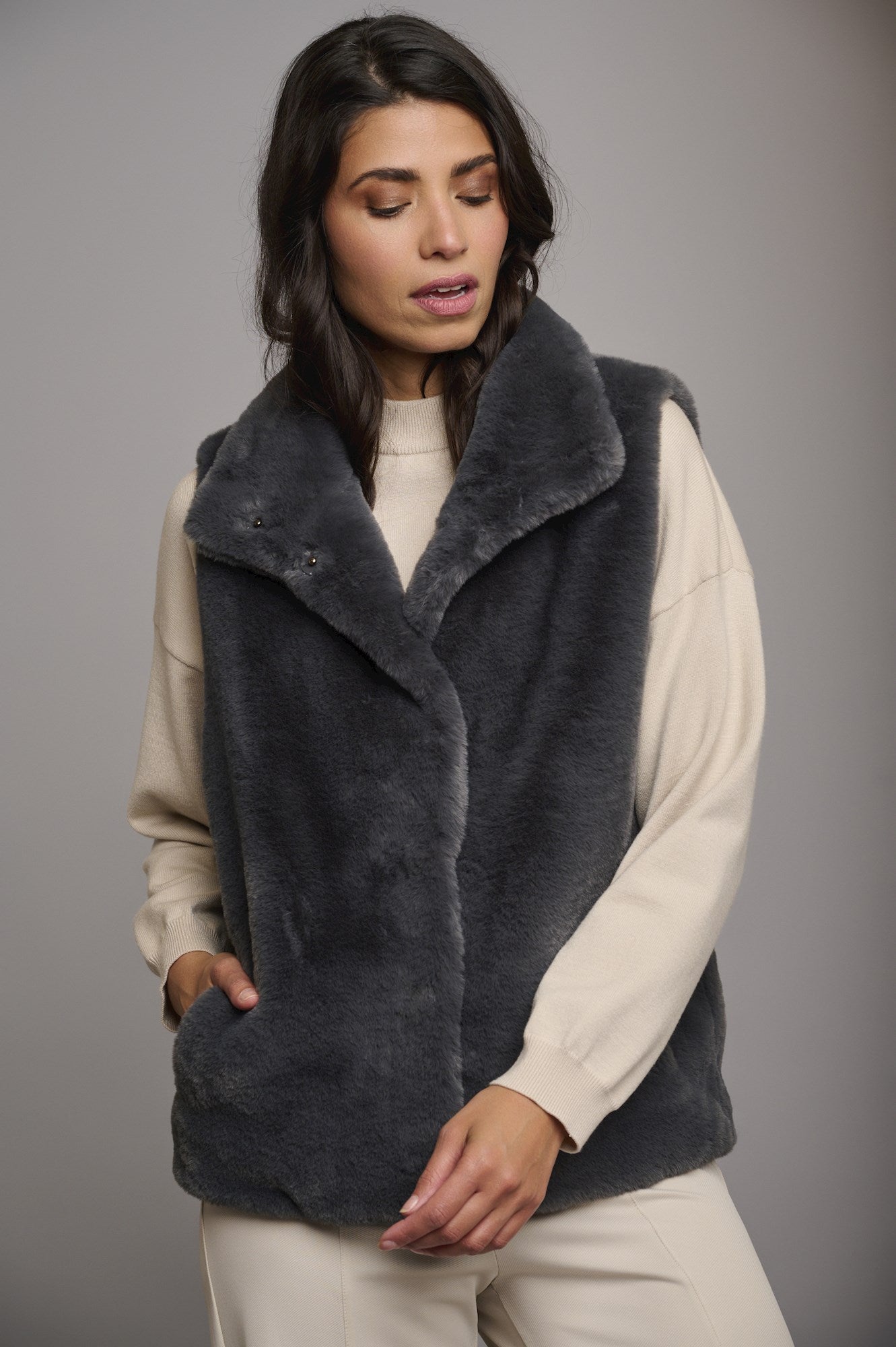 Rino & Pelle Faux Fur Gilet