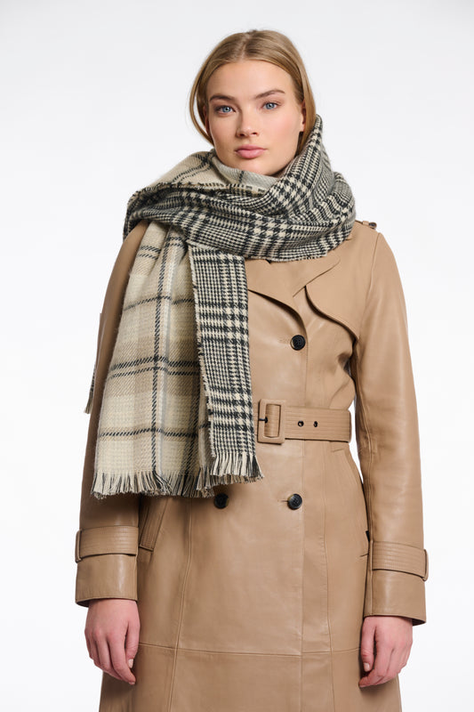 Rino & Pelle Check Scarf Roxy
