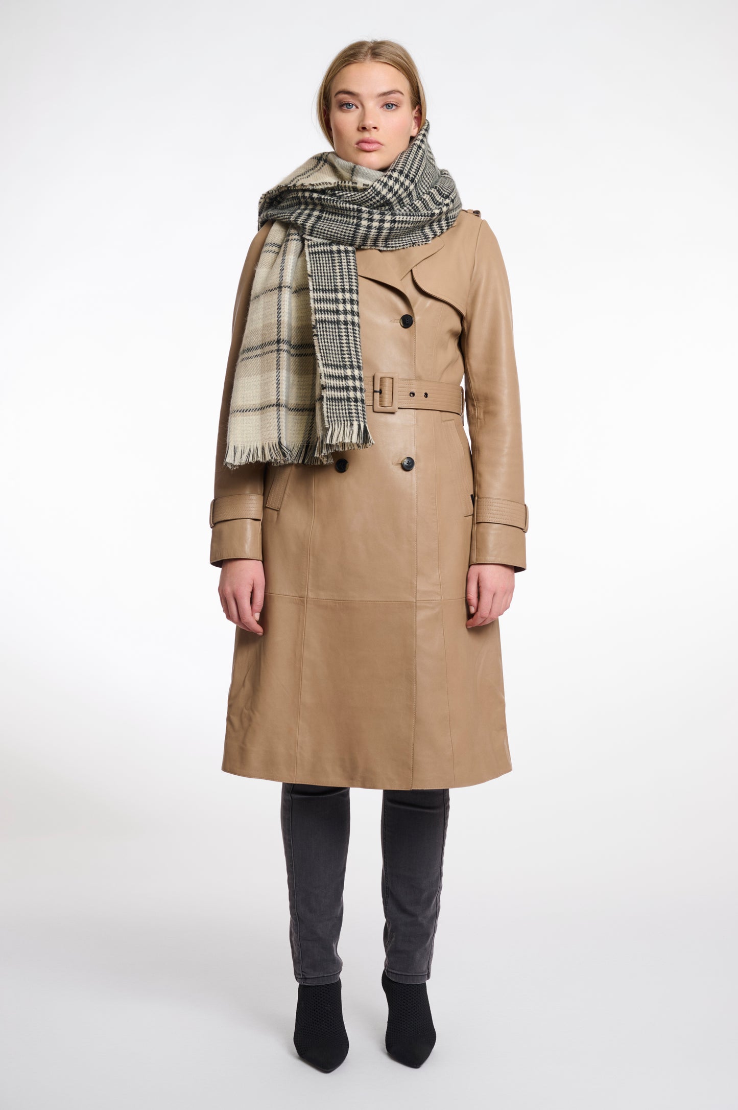 Rino & Pelle Check Scarf Roxy