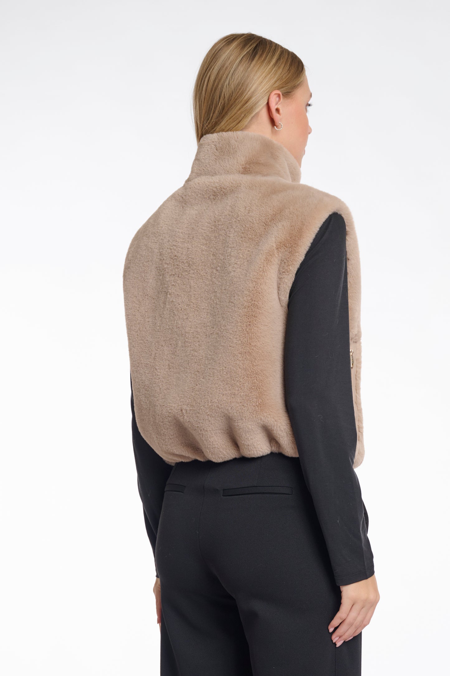 Rino & Pelle Oat Zip Gilet Nikki