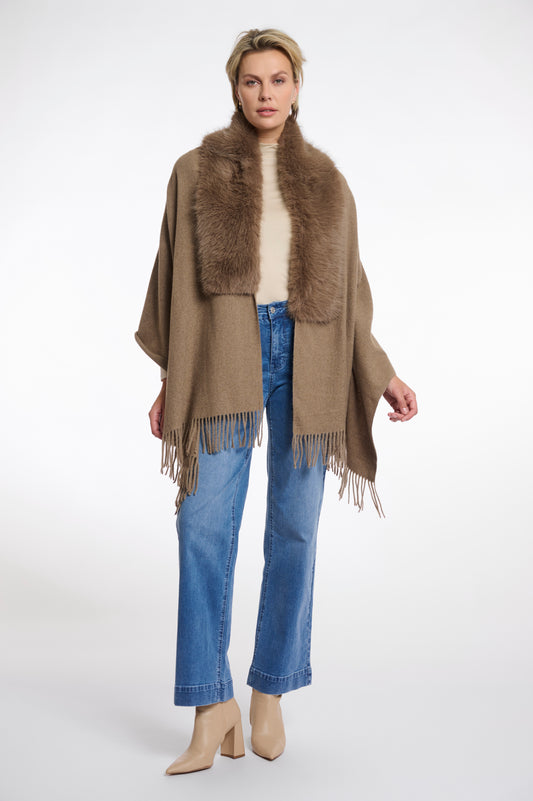 Rino & Pelle Toffee Cape Wendy