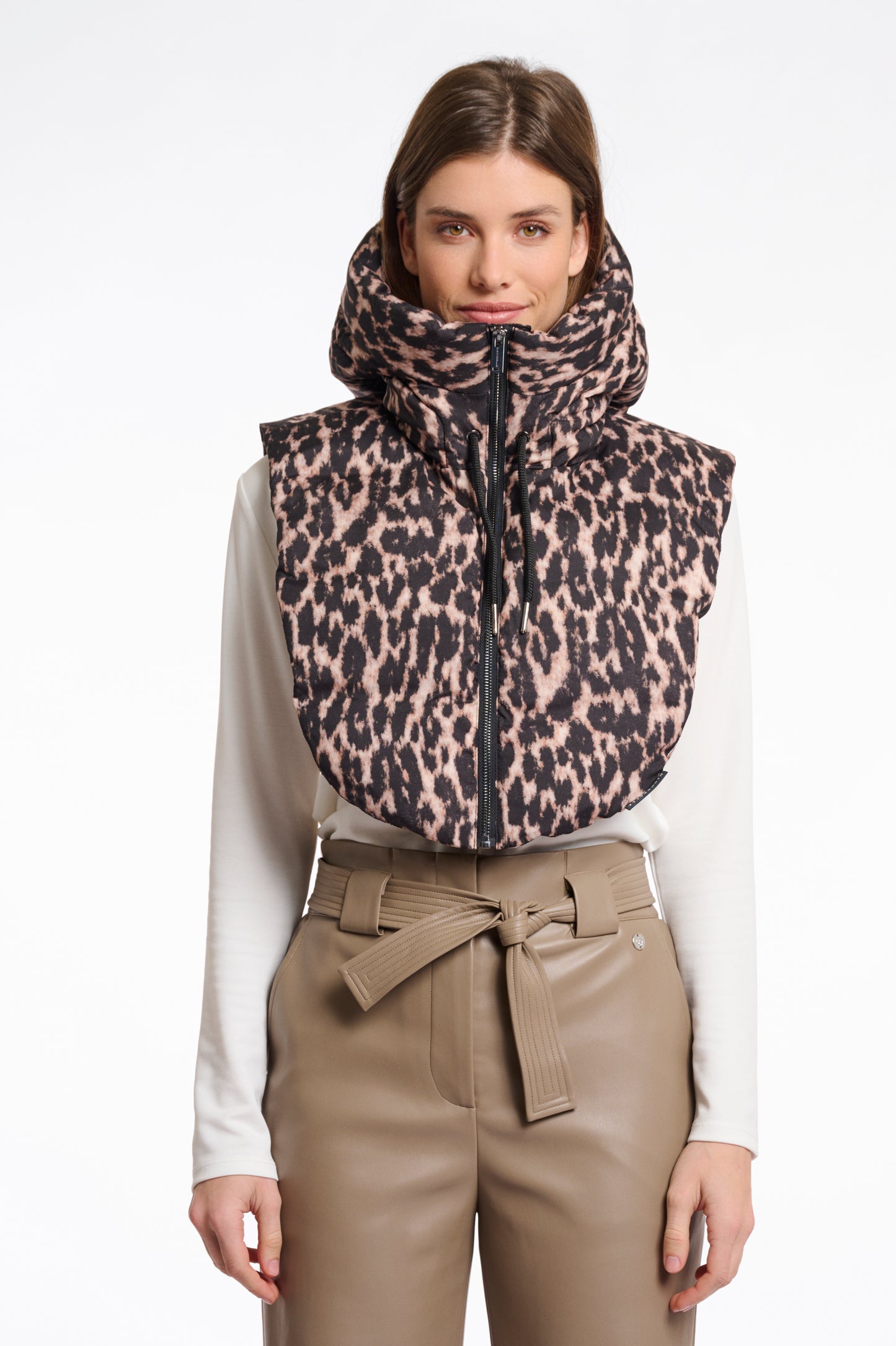 Rino & Pelle Leopard Insert Hood Tabita