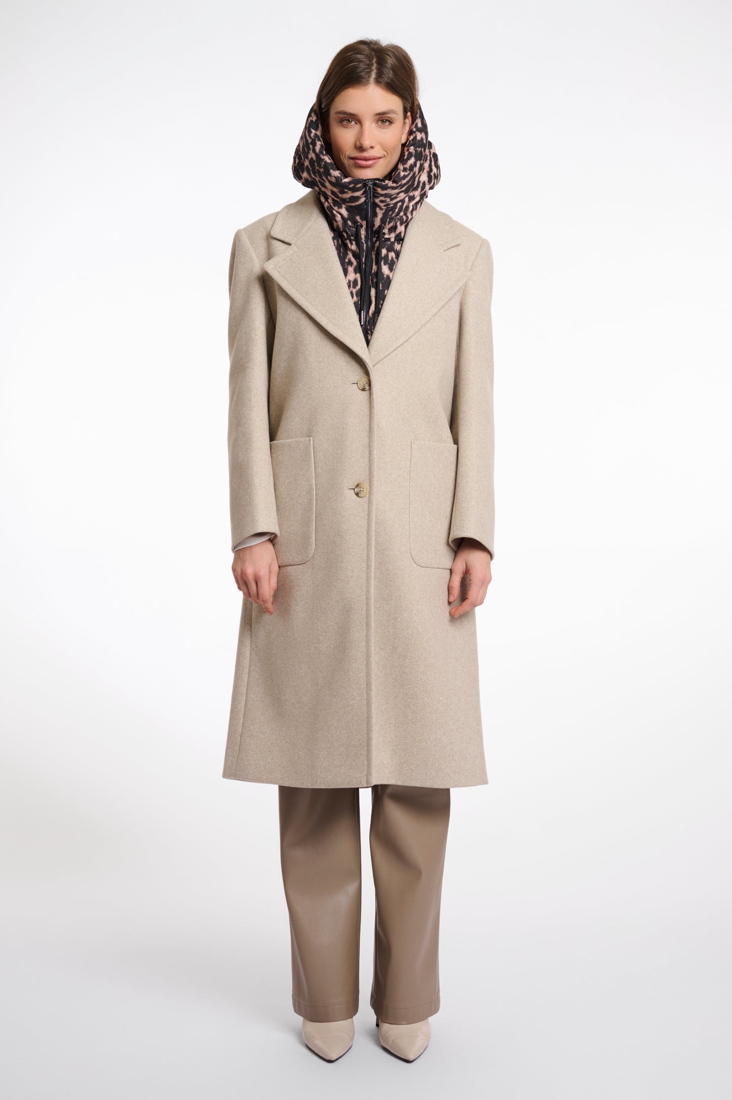 Rino & Pelle Leopard Insert Hood Tabita