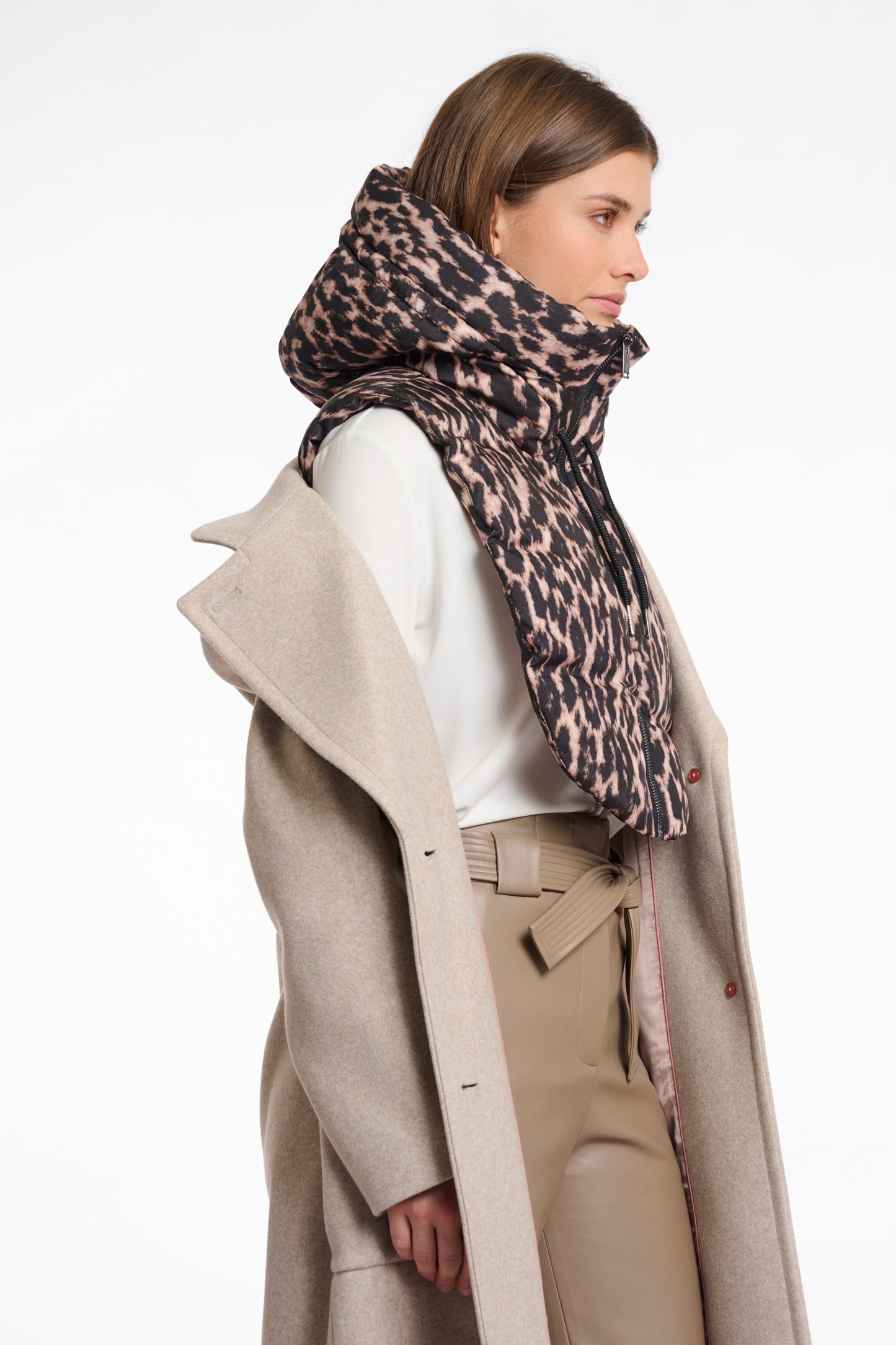 Rino & Pelle Leopard Insert Hood Tabita