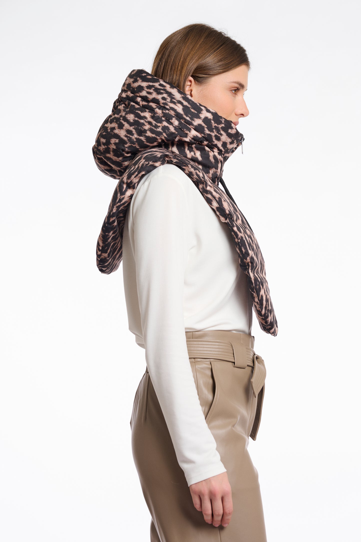 Rino & Pelle Leopard Insert Hood Tabita