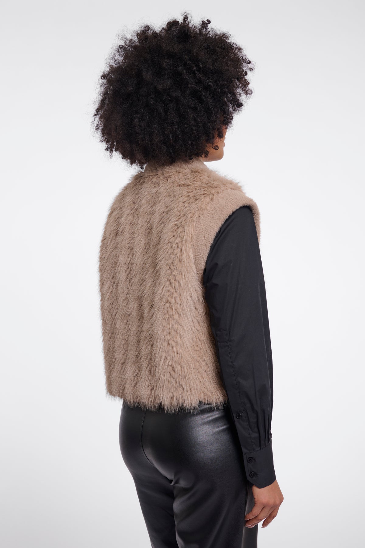 Rino & Pelle Faux Fur Gilet Alvita
