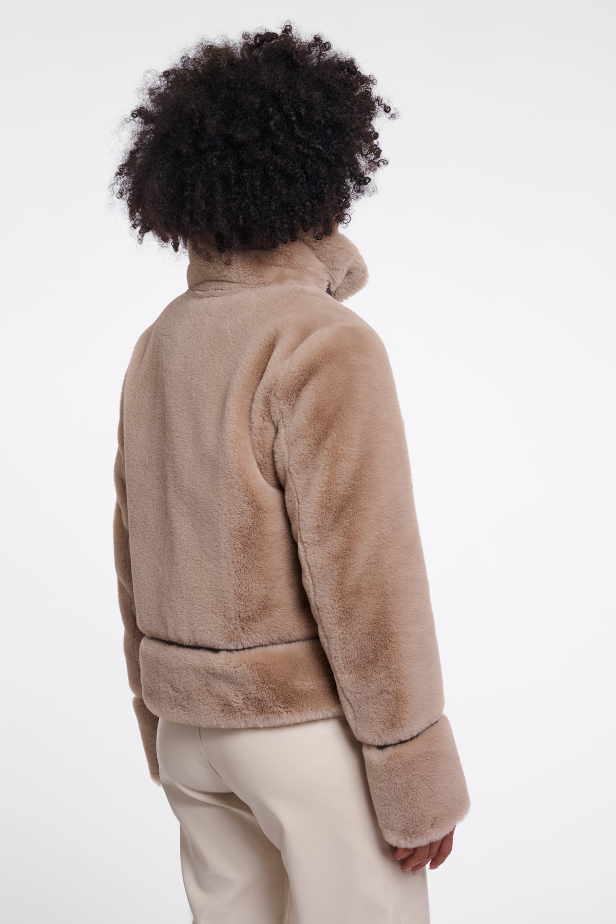 Rino & Pelle Faux Fur Jacket Lambra