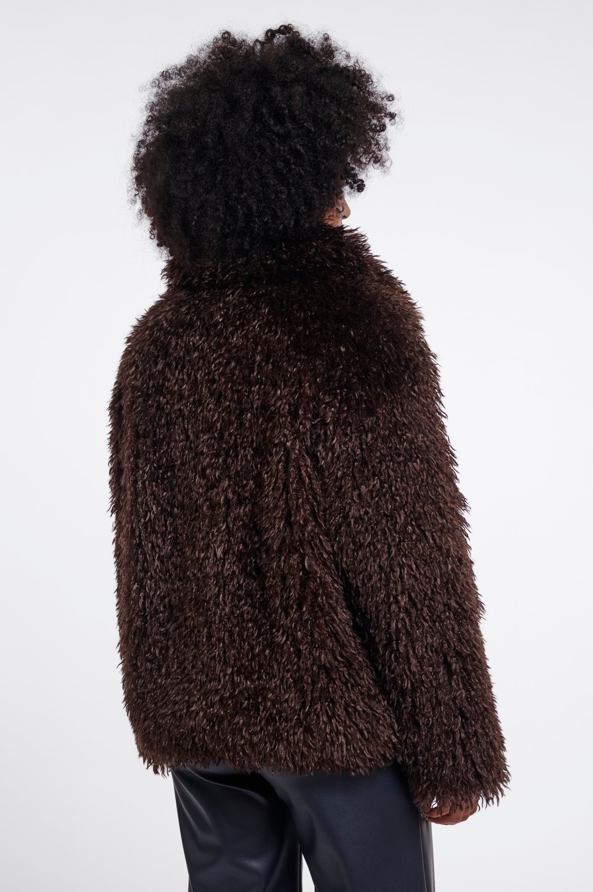 Rino & Pelle Coffee Short Coat Lias