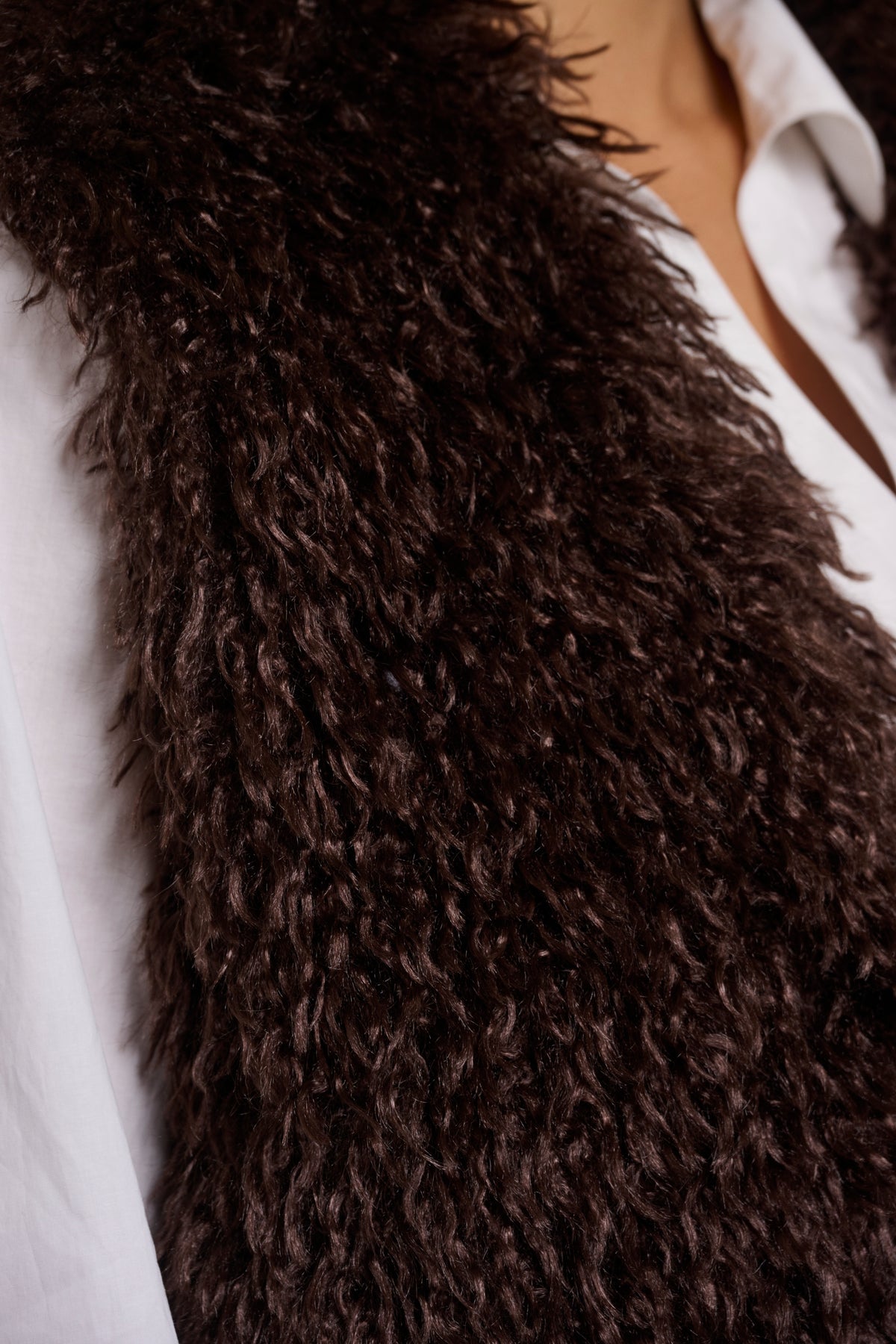 Rino & Pelle Faux Fur Gilet Sensy