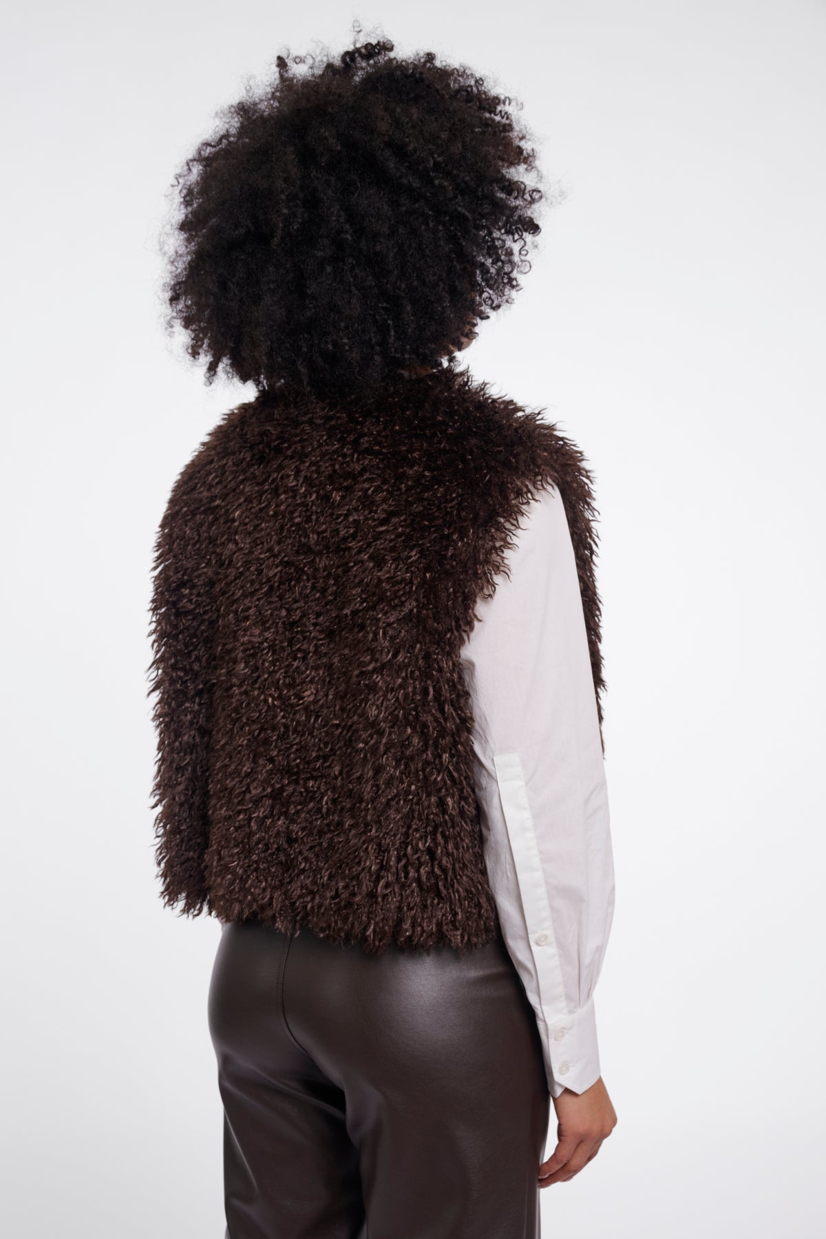 Rino & Pelle Faux Fur Gilet Sensy