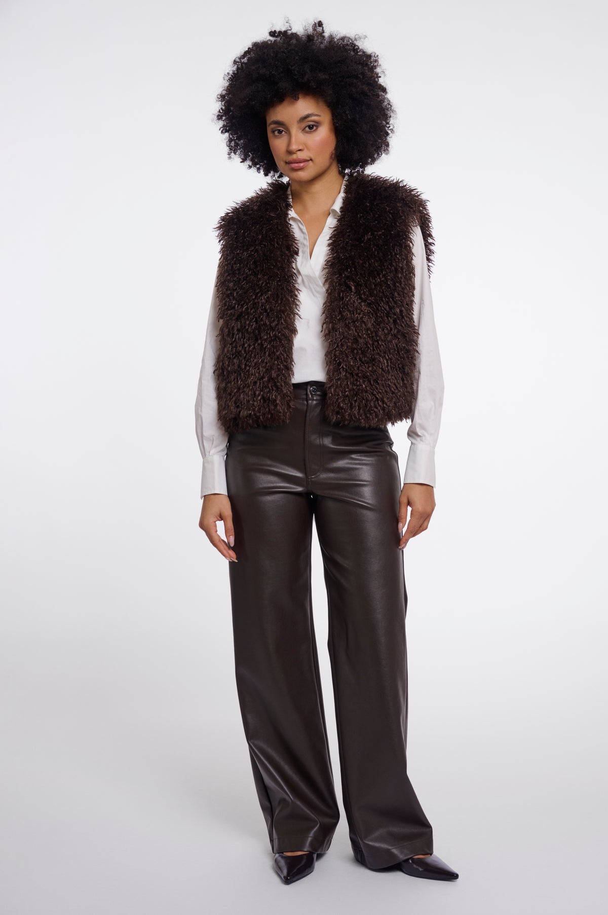 Rino & Pelle Faux Fur Gilet Sensy