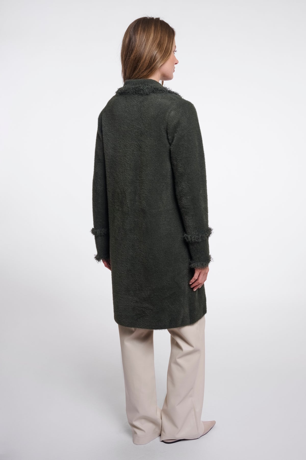 Rino & Pelle Fringed Cardigan Catena