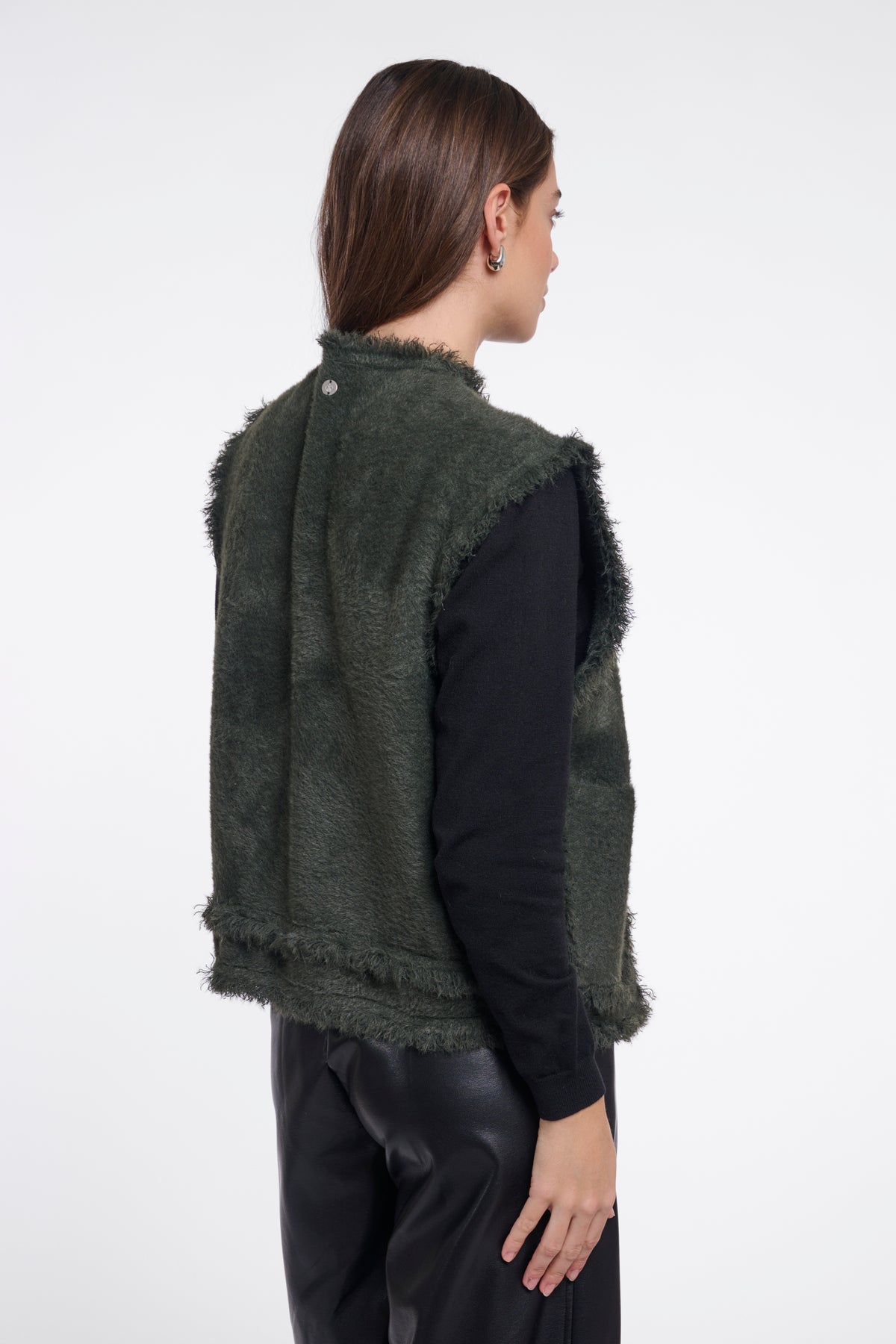 Rino & Pelle Green Gilet Vita