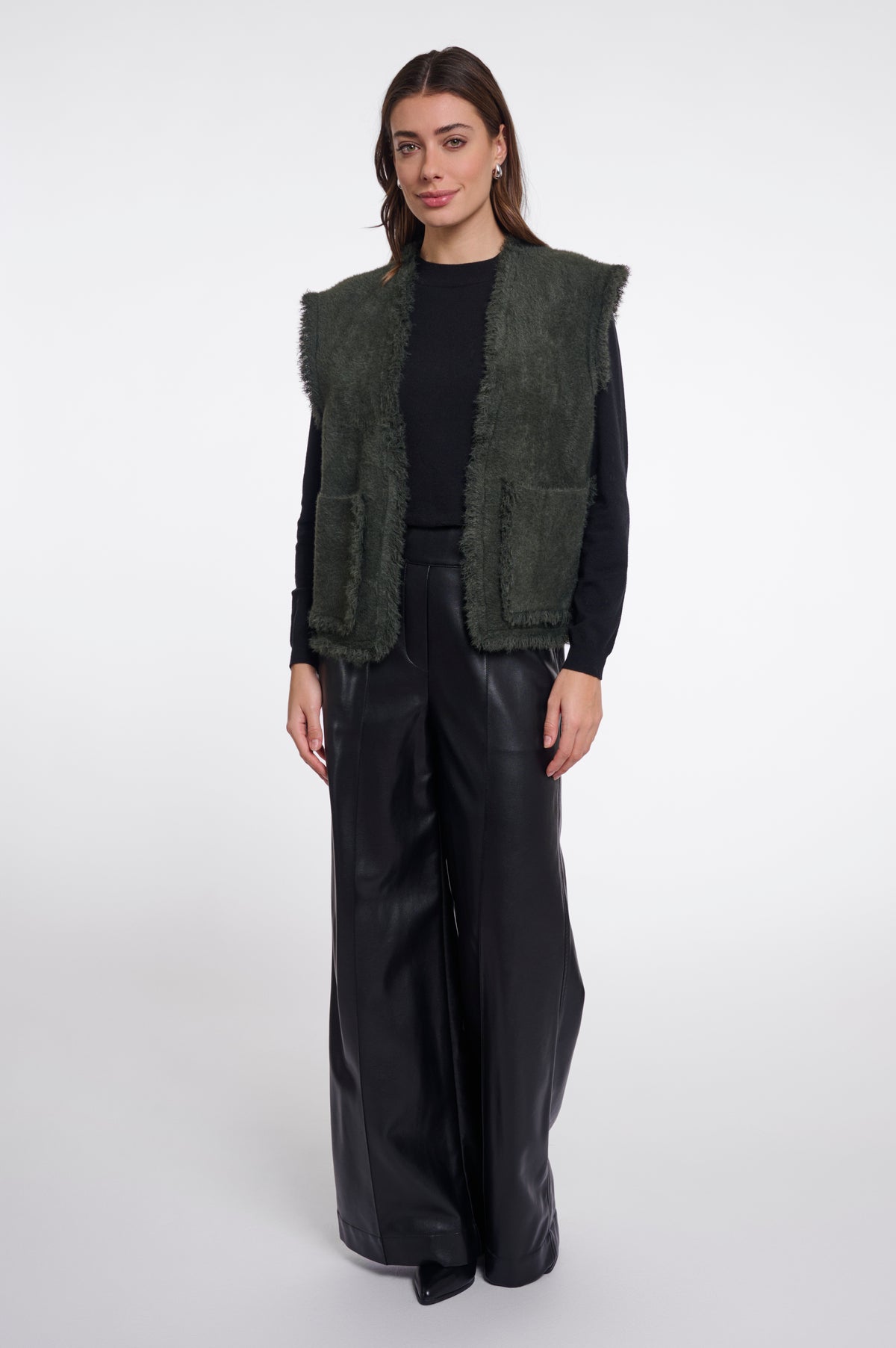 Rino & Pelle Green Gilet Vita