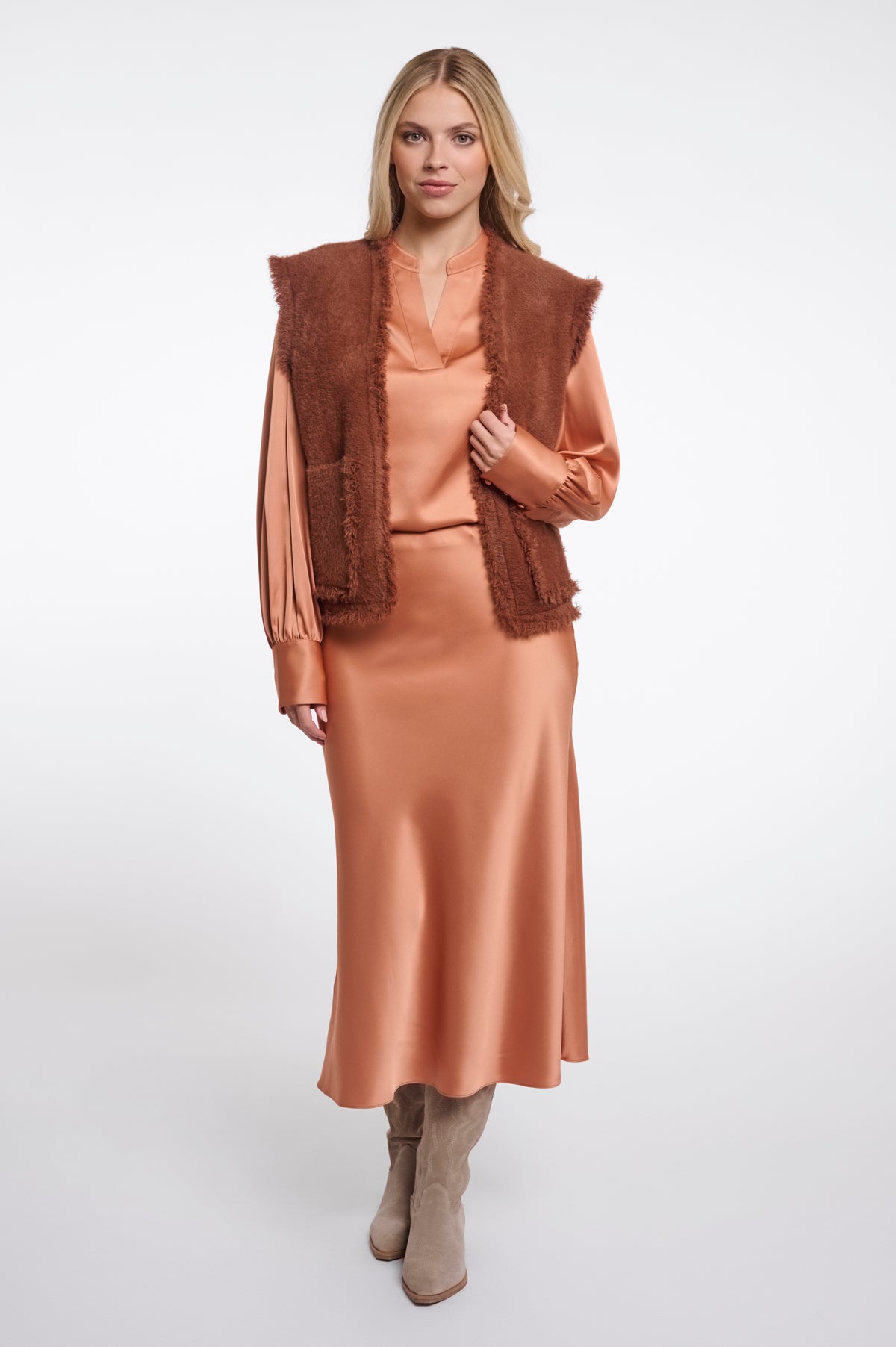 Rino & Pelle Cinnamon Gilet Vita