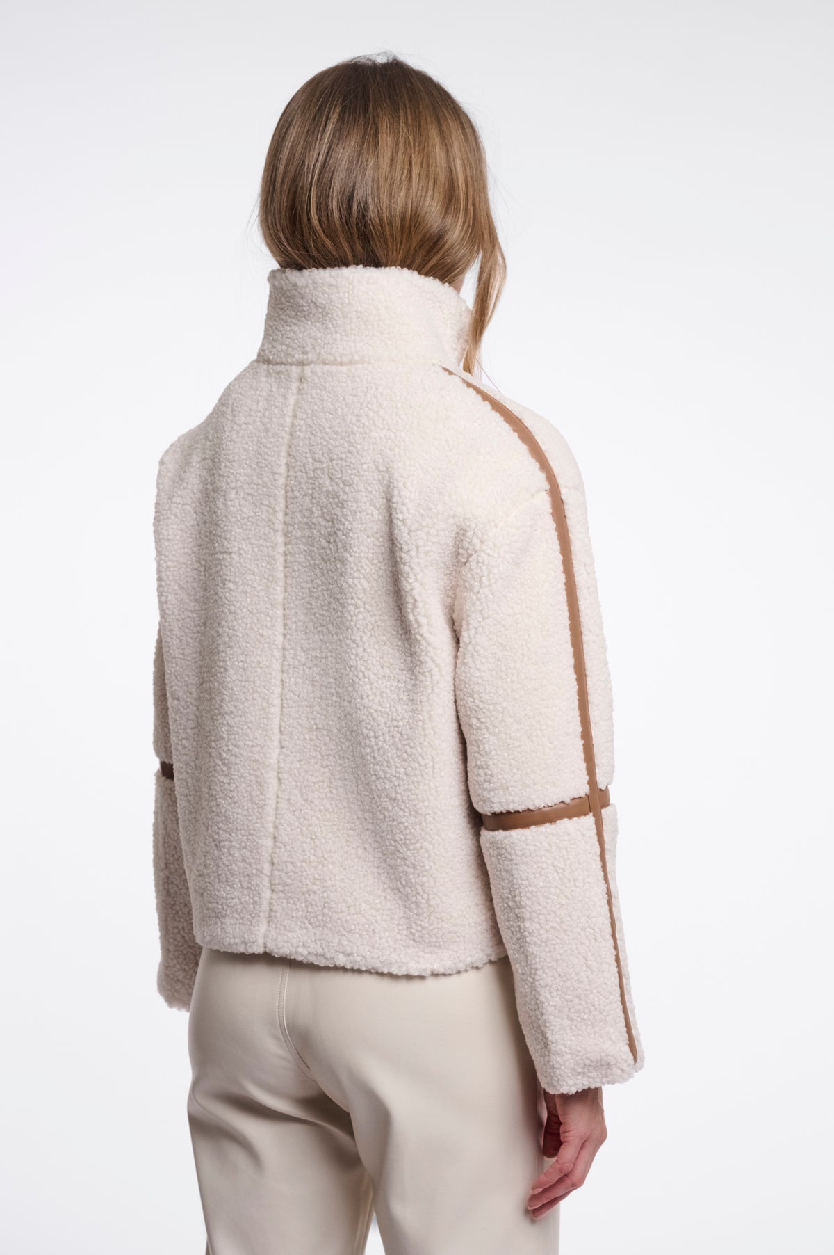 Rino & Pelle Cream Teddy Jacket Jaydee