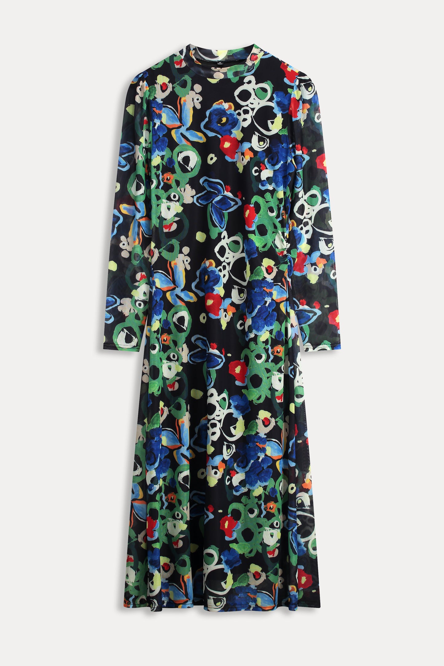 Pom Amsterdam Floral Mesh Dress