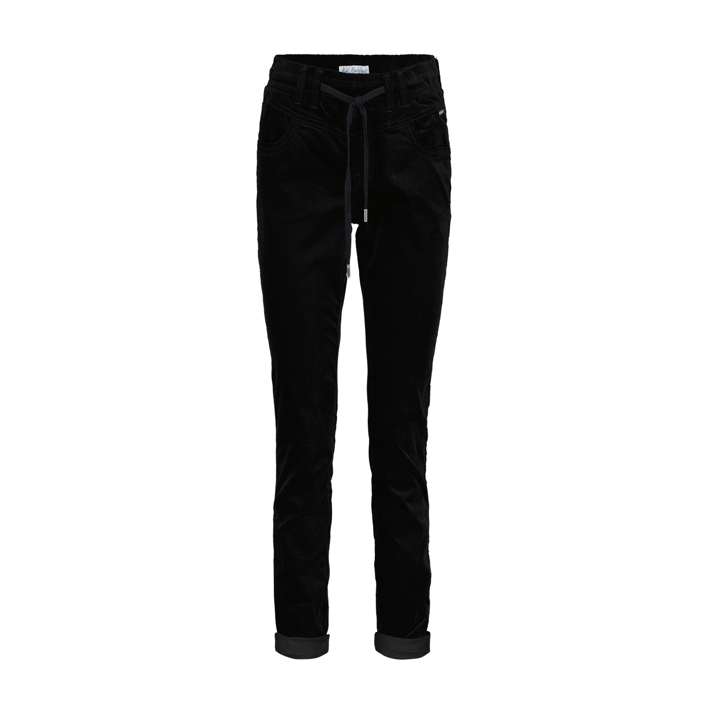 Red Button Black Tessy Velvet Trousers SRB4655