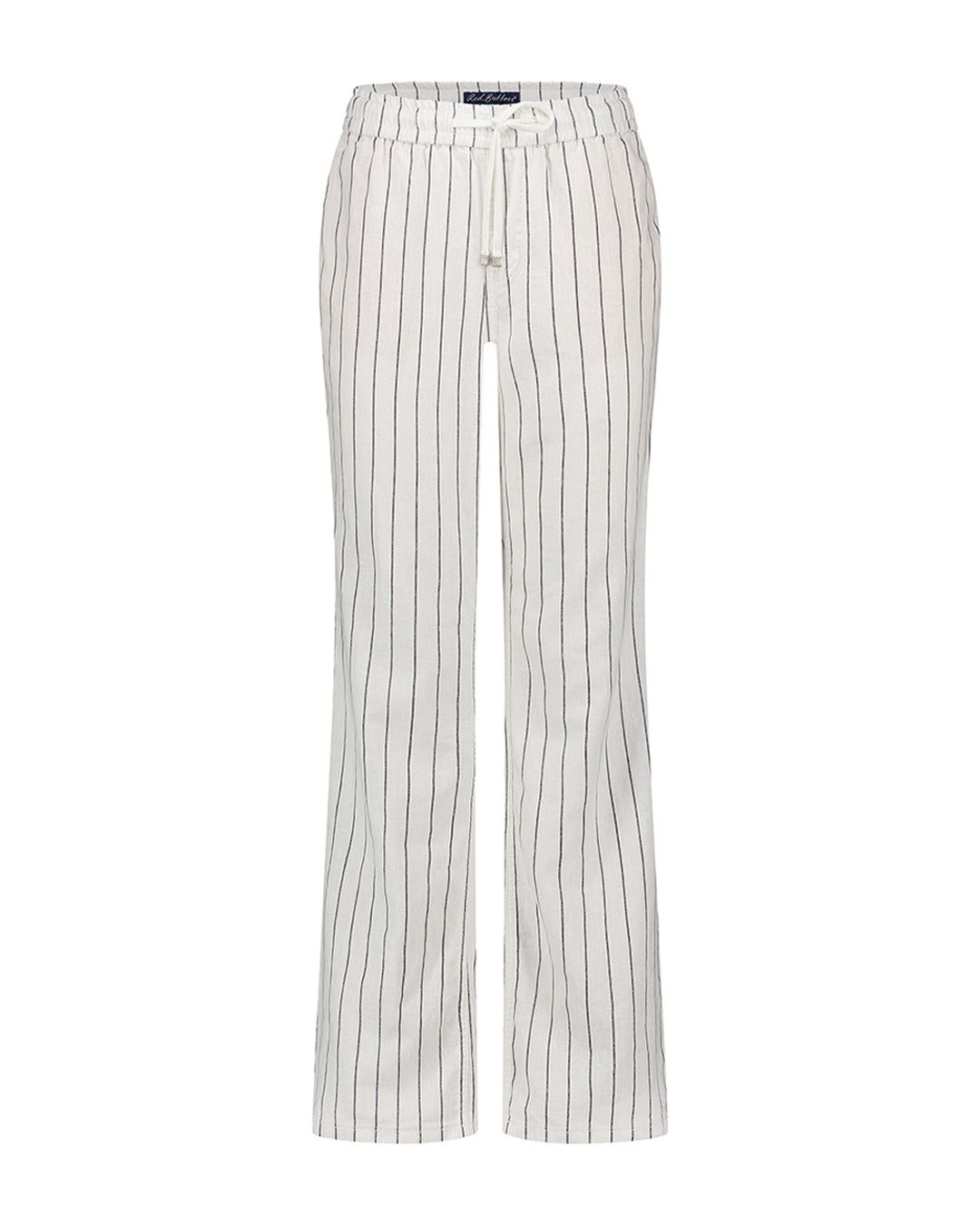 Red Button Navy Collette Stripe Trousers SRB4441