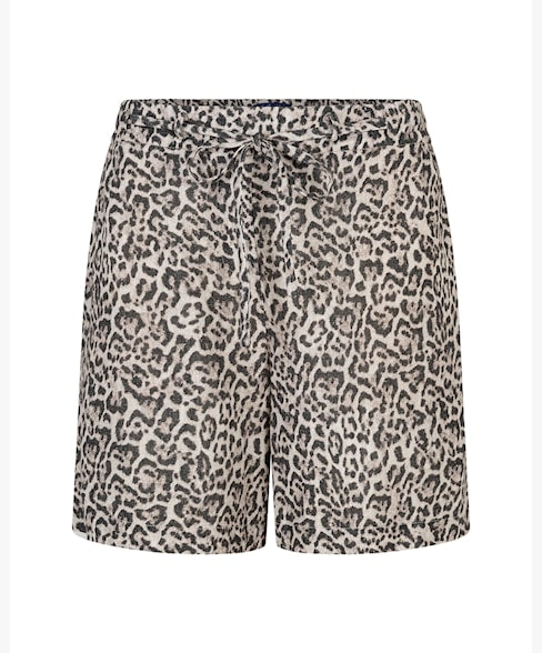 Red Button Claudette Leopard Shorts SRB4937