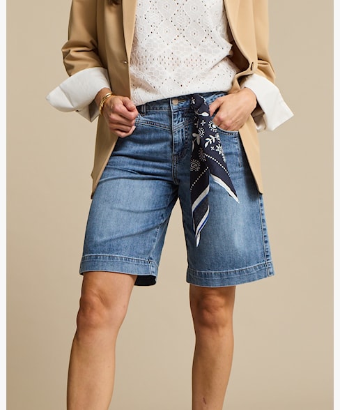 Red Button Kate Shorts & Scarf SRB4941