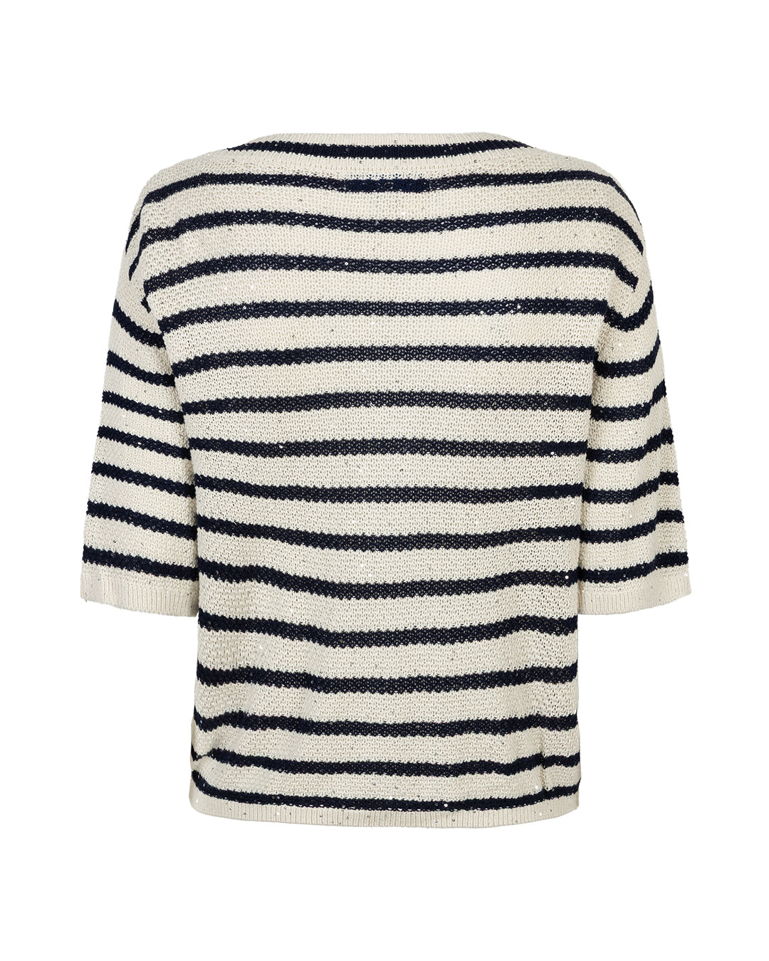 Red Button Stripe Cardigan SRB4957