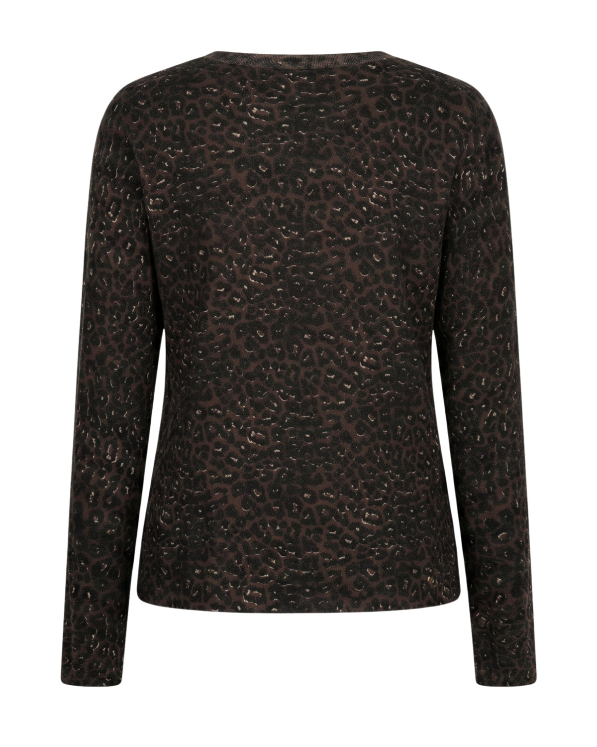 Red Button Sweet Animal Print Top SRB5084