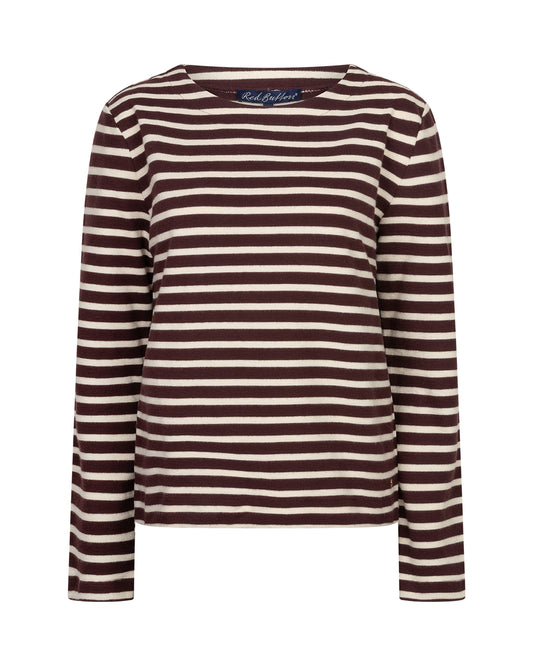 Red Button Burg/Cream Top SRB5085B