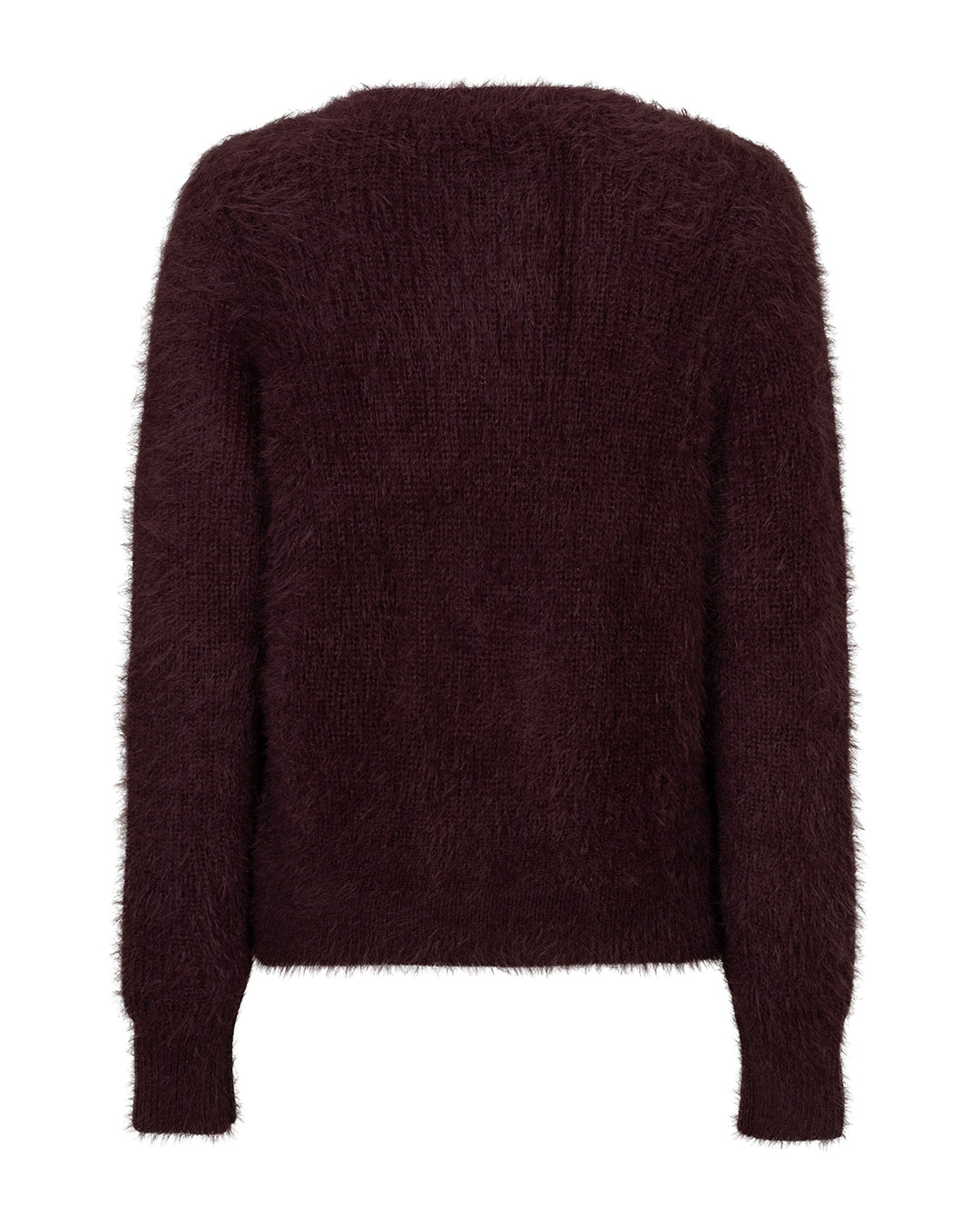 Red Button Burg Cardigan Fuzzy SRB5115