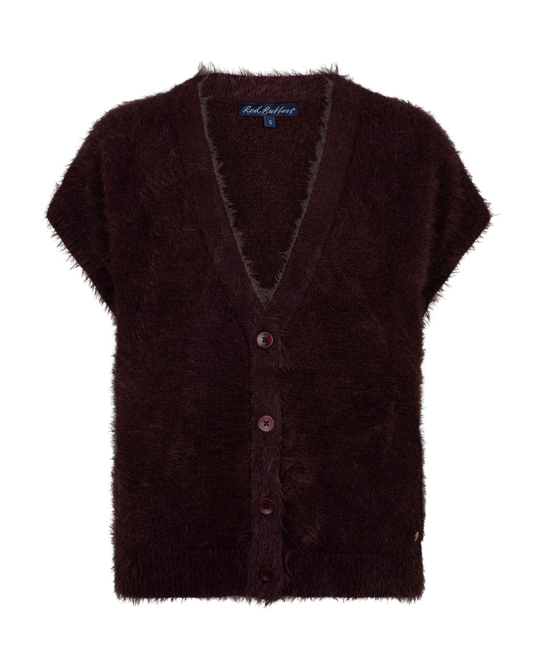 Red Button Burgundy Tank Top SRB5116