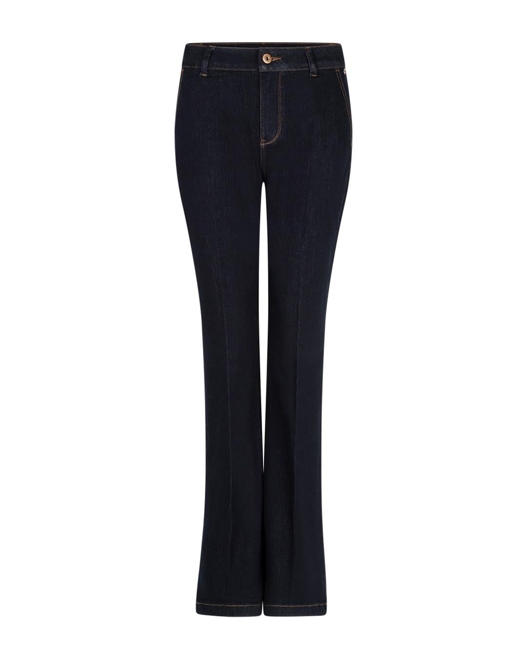 Red Button Dark Blue Bibette Jeans SRB5138