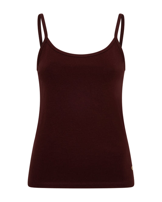 Red Button Burgundy Singlet Vest SRB5140